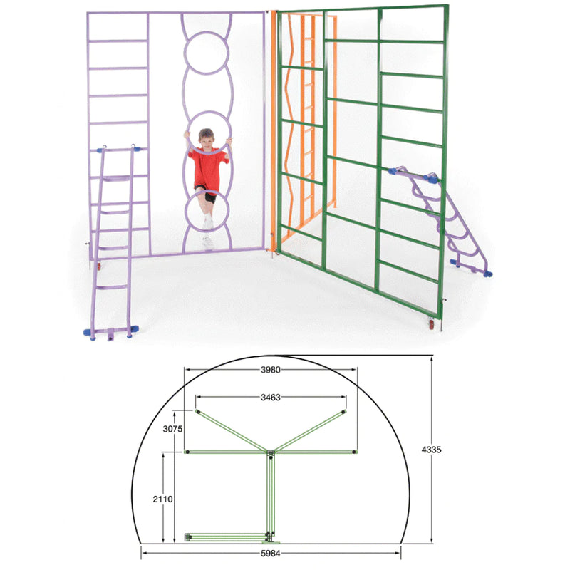 Rainbow Climbing Frames