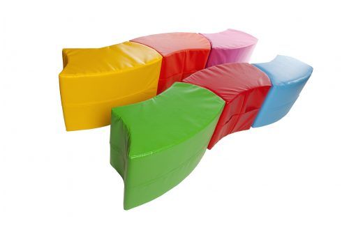 Snake Modular Seating - Set of 6 - UK Gym Pits